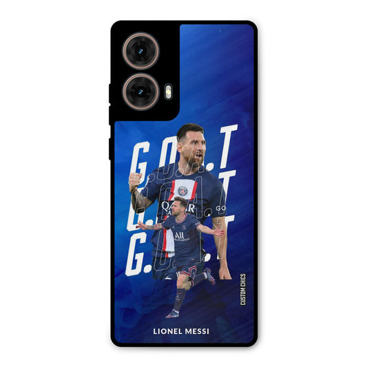 Goat Messi Moto G85 Mobile Back Cover - Sports PrintShield Case