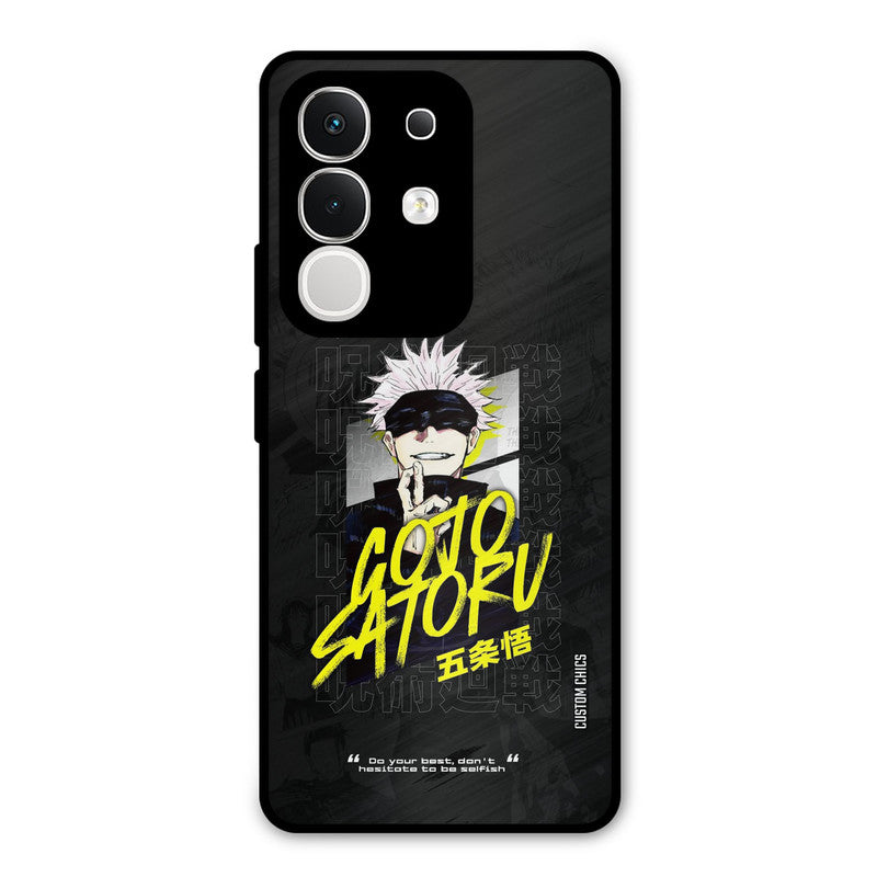 Gojo Sataru Vivo T4x Mobile Back Cover - Anime PrintShield Case
