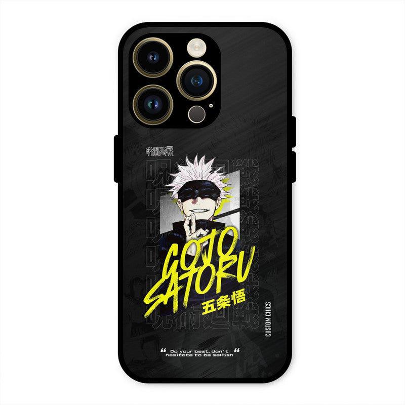 Gojo Sataru iPhone 14 Pro Max Mobile Back Cover - Anime PrintShield Case