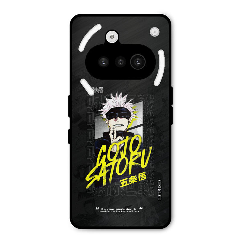 Gojo Sataru Nothing Phone 3A Mobile Back Cover - Anime PrintShield Case