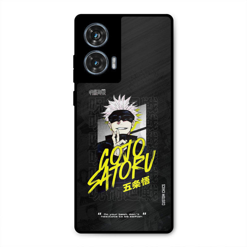 Gojo Sataru Moto G96 Mobile Back Cover - Anime PrintShield Case