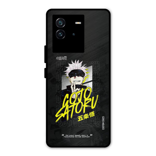 Gojo Sataru iQOO Neo 6 5G Mobile Back Cover - Anime PrintShield Case