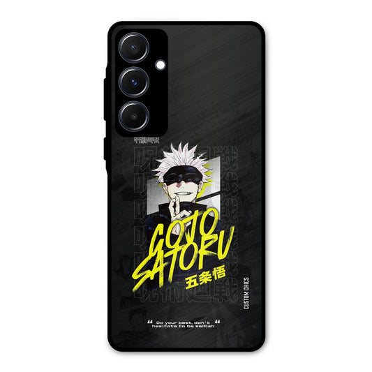 Gojo Sataru Samsung Galaxy A55 5G Mobile Back Cover - Anime PrintShield Case
