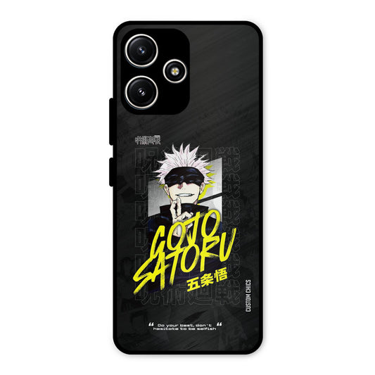 Gojo Sataru Redmi 12 5G Mobile Back Cover - Anime PrintShield Case