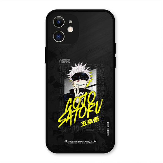 Gojo Sataru iPhone 12 Mobile Back Cover - Anime PrintShield Case