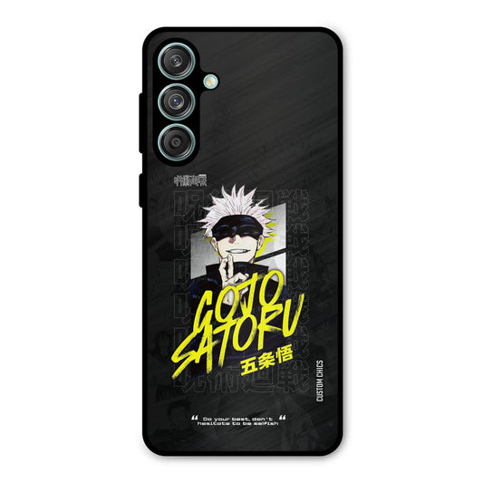 Gojo Sataru Samsung Galaxy M55 5G Mobile Back Cover - Anime PrintShield Case
