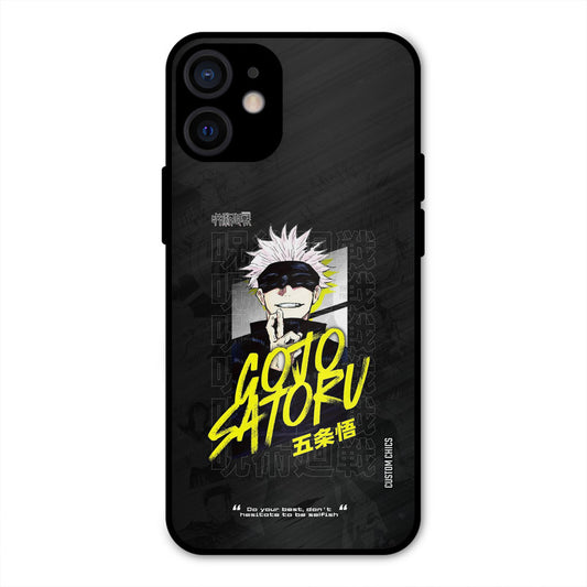 Gojo Sataru iPhone 12 Mini Mobile Back Cover - Anime PrintShield Case