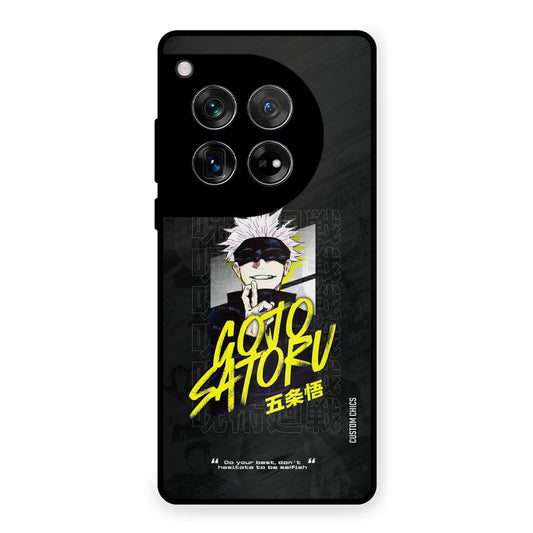 Gojo Sataru OnePlus 12 Mobile Back Cover - Anime PrintShield Case
