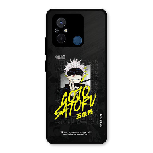 Gojo Sataru Redmi 12c Mobile Back Cover - Anime PrintShield Case