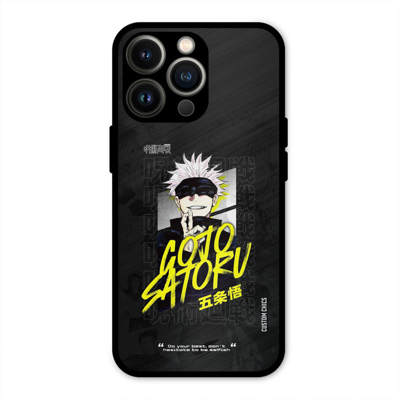 Gojo Sataru iPhone 13 Pro Mobile Back Cover - Anime PrintShield Case