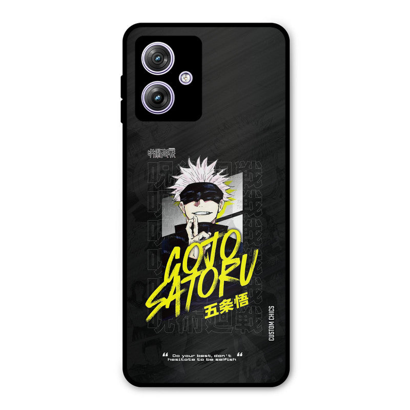 Gojo Sataru Moto G54 Mobile Back Cover - Anime PrintShield Case