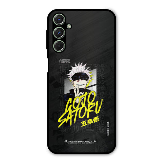 Gojo Sataru Samsung Galaxy M34 Mobile Back Cover - Anime PrintShield Case