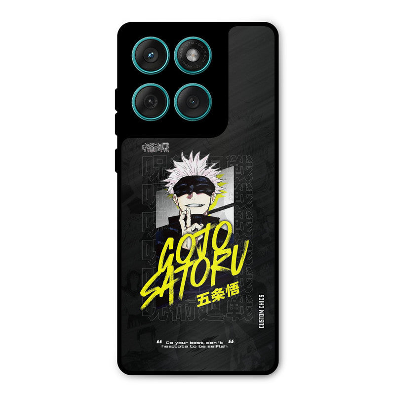 Gojo Sataru Motorola Edge 60 Mobile Back Cover - Anime PrintShield Case