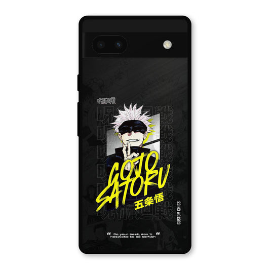 Gojo Sataru Google Pixel 6a Mobile Back Cover - Anime PrintShield Case