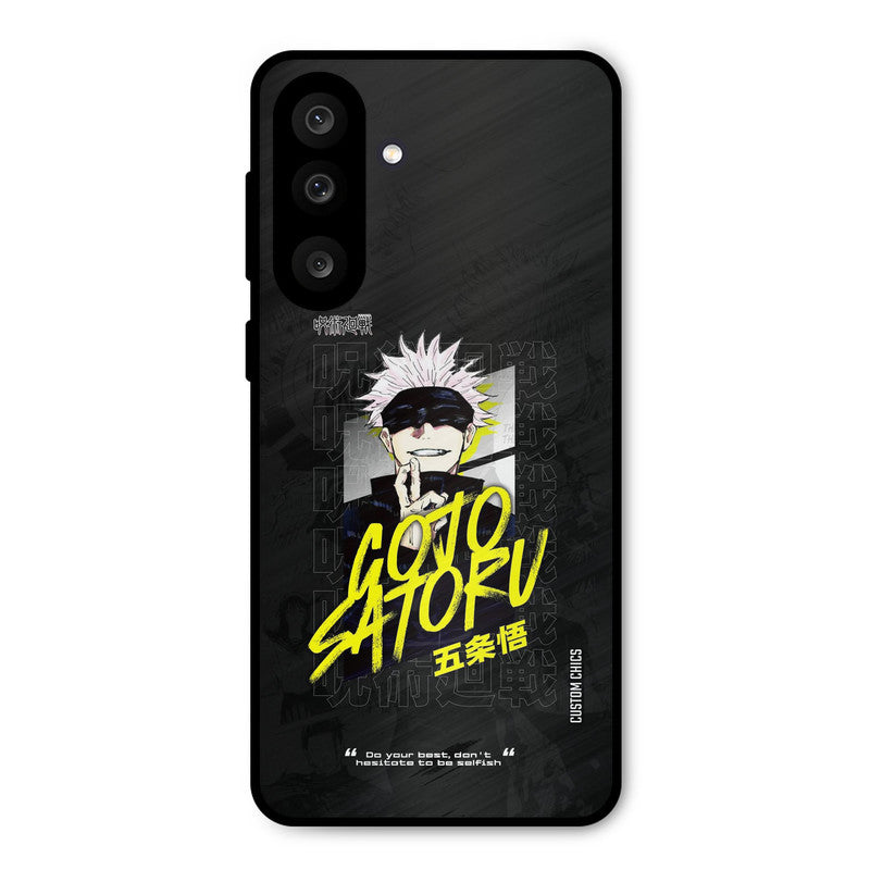 Gojo Sataru Samsung Galaxy M56 Mobile Back Cover - Anime PrintShield Case