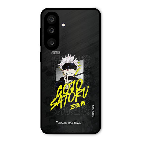 Gojo Sataru Samsung Galaxy M56 Mobile Back Cover - Anime PrintShield Case