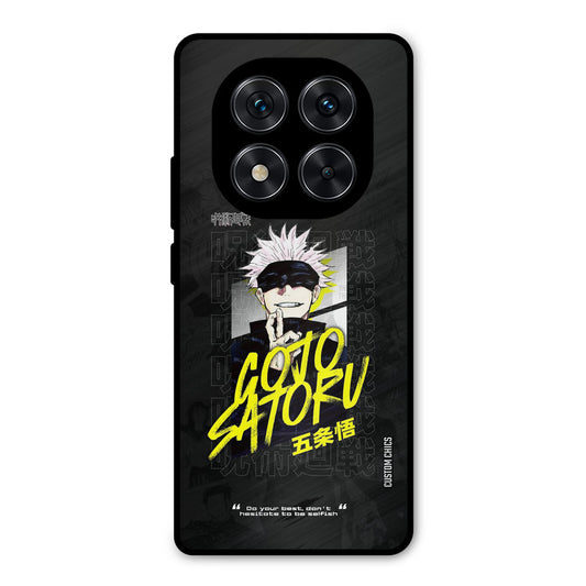 Gojo Sataru Redmi Note 14 Pro Mobile Back Cover - Anime PrintShield Case