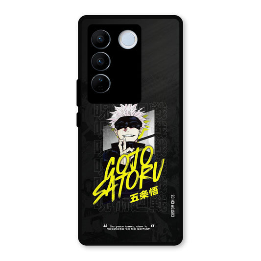 Gojo Sataru Vivo V27 Pro Mobile Back Cover - Anime PrintShield Case