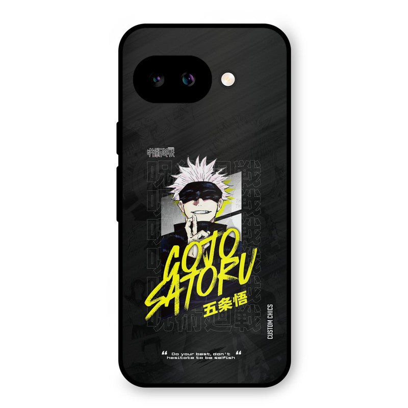 Gojo Sataru Google Pixel 9A Mobile Back Cover - Anime PrintShield Case