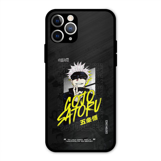 Gojo Sataru iPhone 11 Pro Mobile Back Cover - Anime PrintShield Case