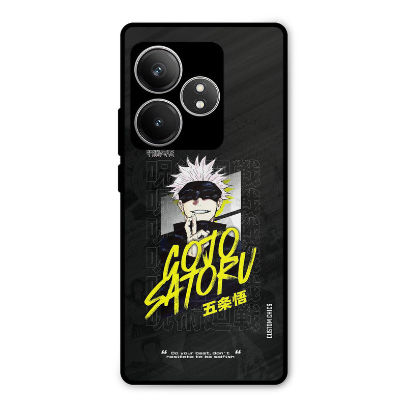 Gojo Sataru Realme GT 6T Mobile Back Cover - Anime PrintShield Case