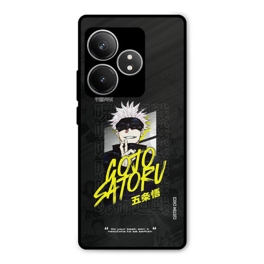 Gojo Sataru Realme GT 6T Mobile Back Cover - Anime PrintShield Case