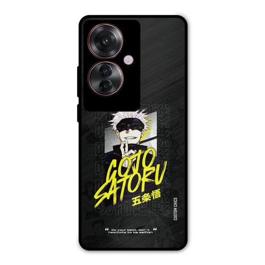 Gojo Sataru Oppo F25 Pro Mobile Back Cover - Anime PrintShield Case