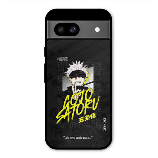 Gojo Sataru Google Pixel 8a Mobile Back Cover - Anime PrintShield Case