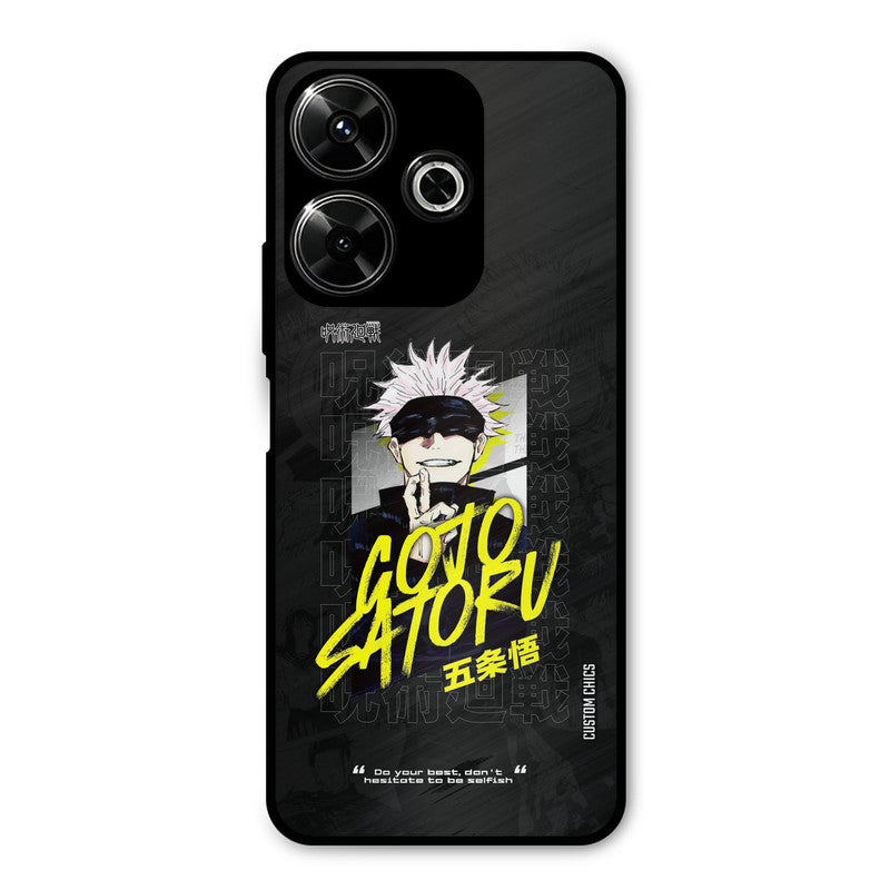Gojo Sataru Redmi 13 5G Mobile Back Cover - Anime PrintShield Case