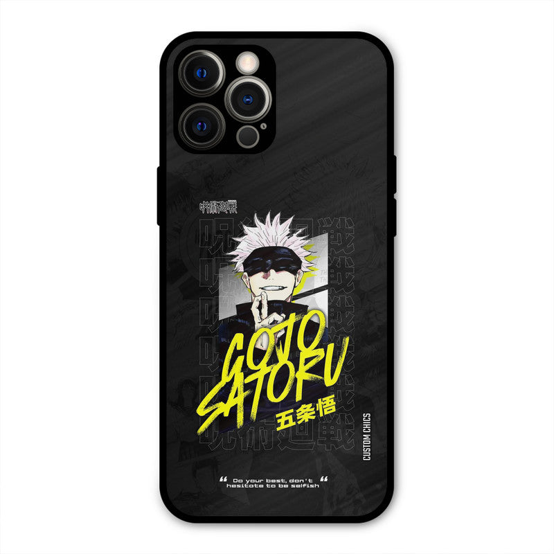 Gojo Sataru iPhone 12 Pro Max Mobile Back Cover - Anime PrintShield Case