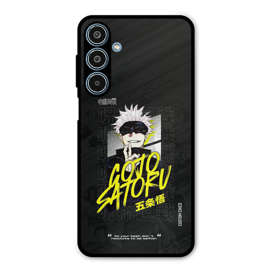 Gojo Sataru Samsung Galaxy M35 5G Mobile Back Cover - Anime PrintShield Case