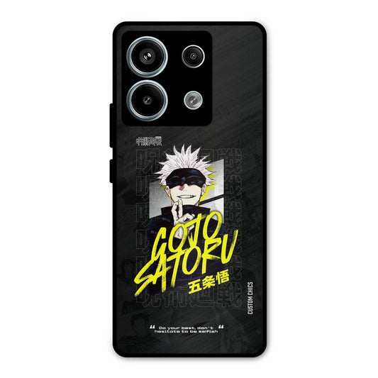 Gojo Sataru Redmi Note 13 Pro 5G Mobile Back Cover - Anime PrintShield Case
