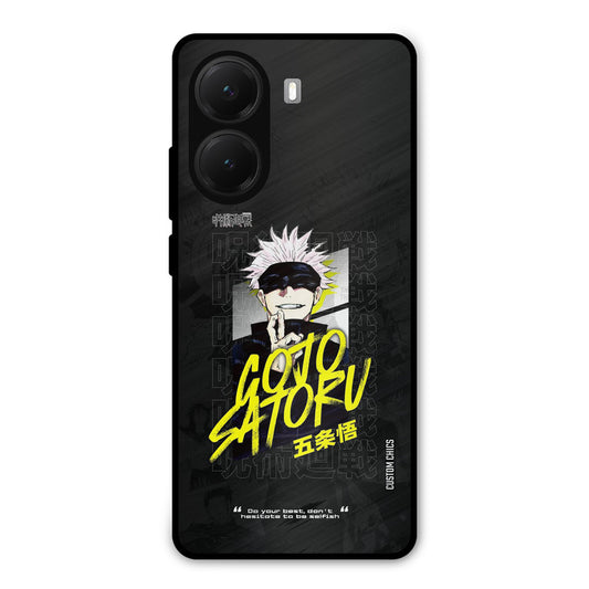 Gojo Sataru Poco X7 Pro Mobile Back Cover - Anime PrintShield Case