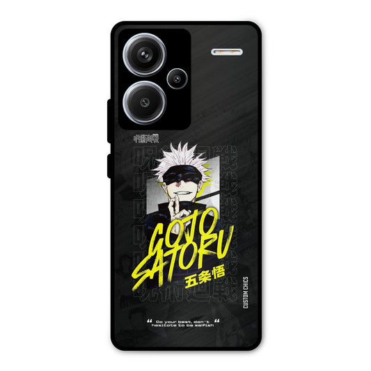 Gojo Sataru Redmi Note 13 Pro Plus Mobile Back Cover - Anime PrintShield Case