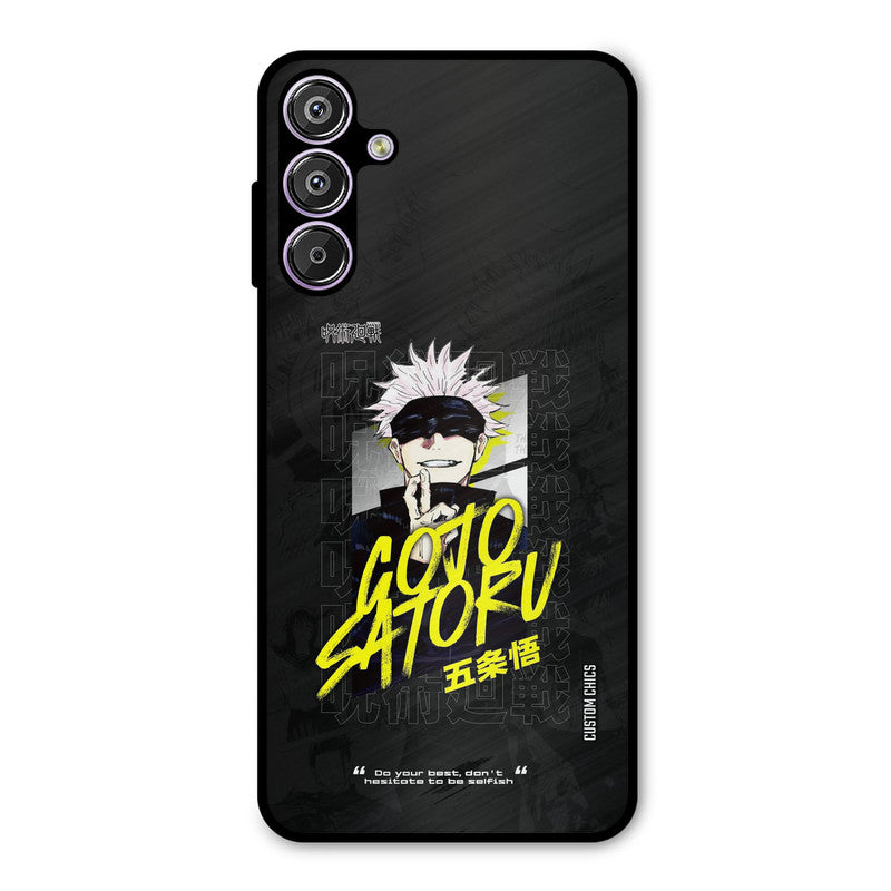 Gojo Sataru Samsung Galaxy M15 Mobile Back Cover - Anime PrintShield Case