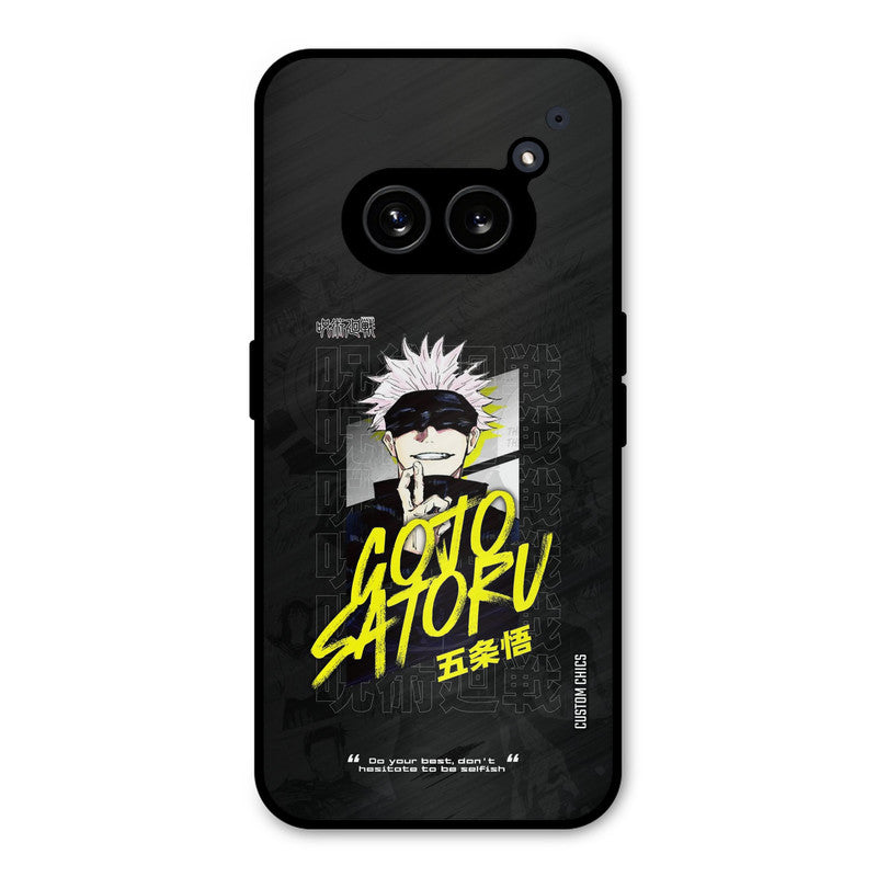 Gojo Sataru Nothing Phone 2a Mobile Back Cover - Anime PrintShield Case