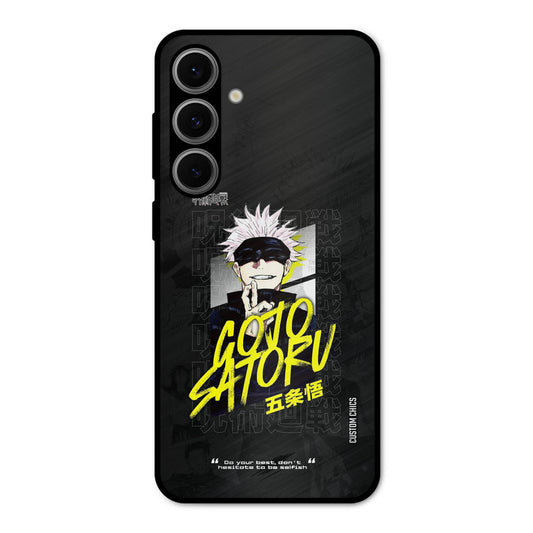 Gojo Sataru Samsung Galaxy S24 Mobile Back Cover - Anime PrintShield Case