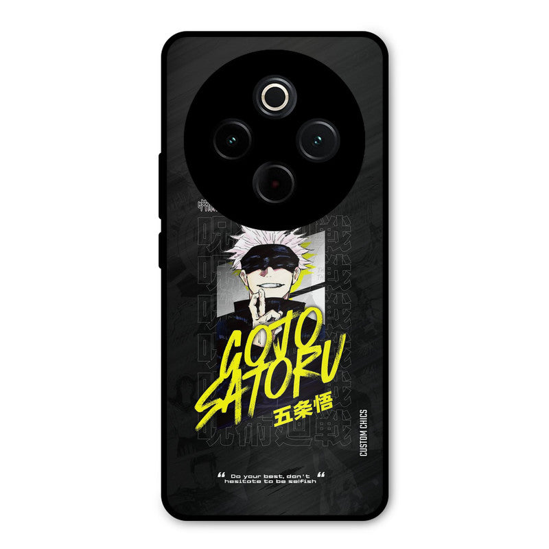 Gojo Sataru iQoo Z10 Mobile Back Cover - Anime PrintShield Case