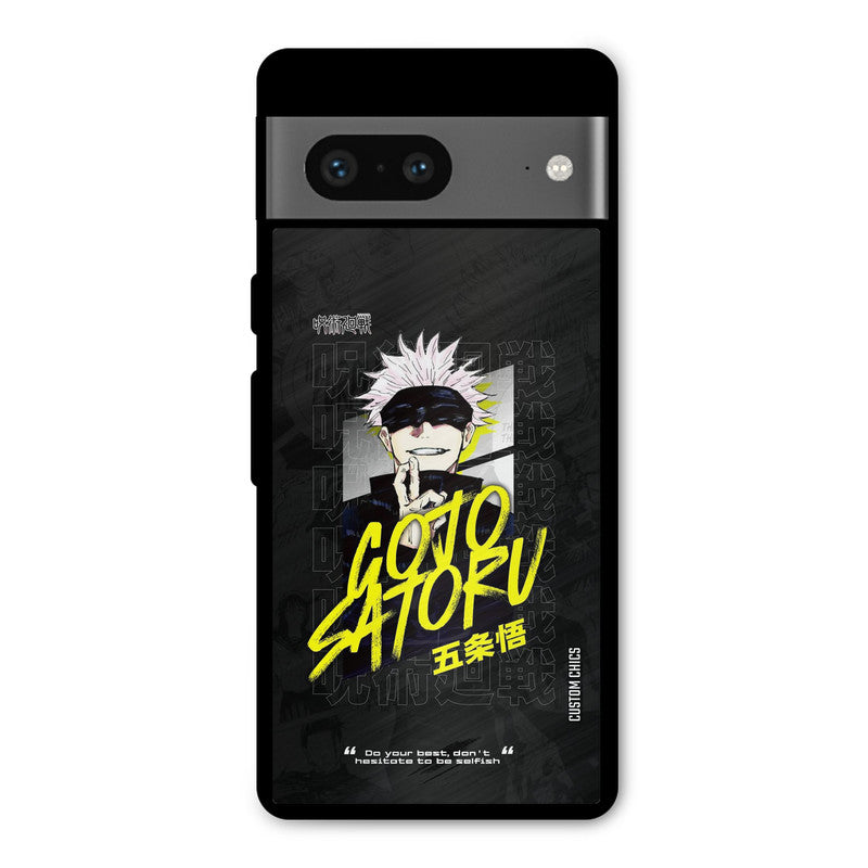 Gojo Sataru Google Pixel 7 Mobile Back Cover - Anime PrintShield Case
