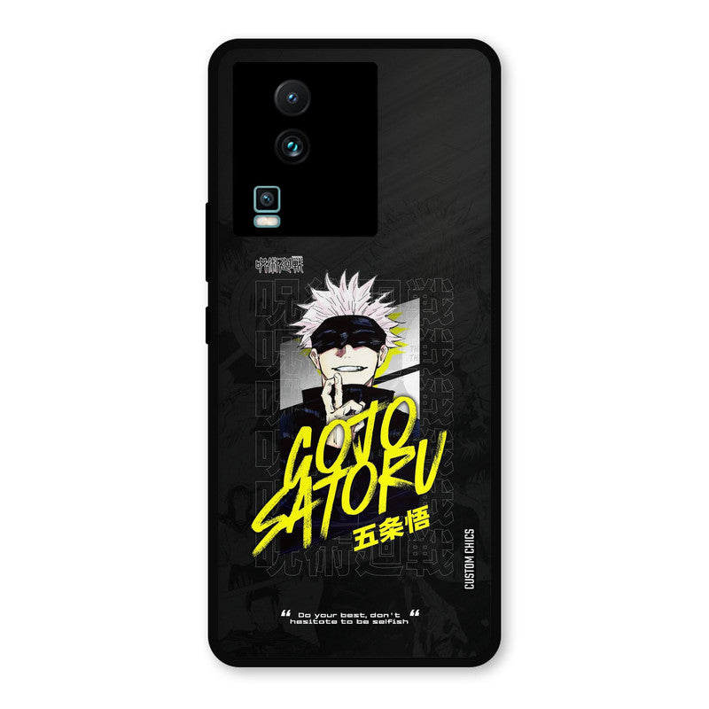 Gojo Sataru IQOO Neo 7 Mobile Back Cover - Anime PrintShield Case