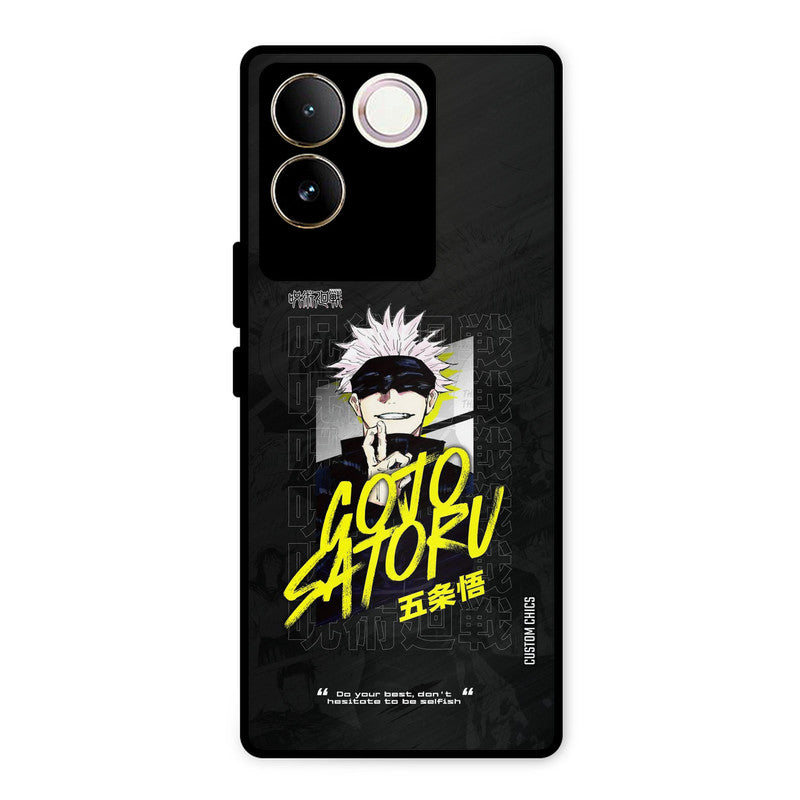Gojo Sataru Vivo T2 Pro Mobile Back Cover - Anime PrintShield Case
