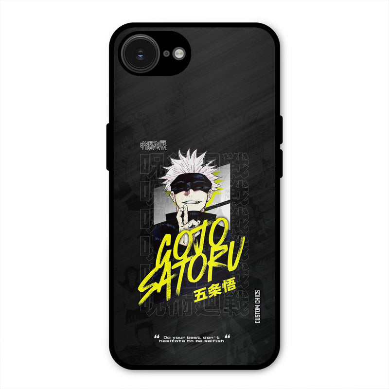 Gojo Sataru iPhone 16e Mobile Back Cover - Anime PrintShield Case