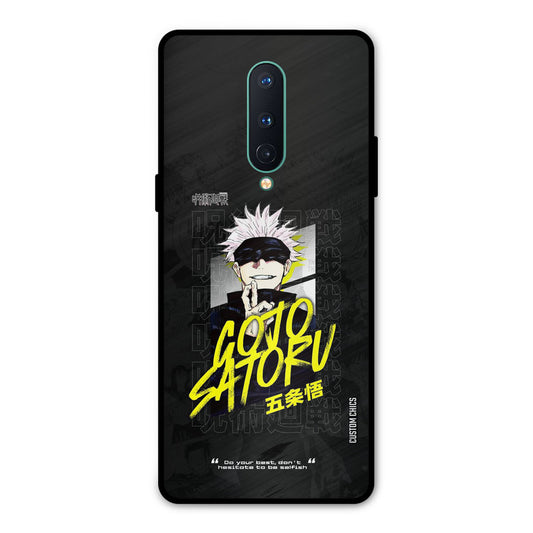 Gojo Sataru Oneplus 8 Mobile Back Cover - Anime PrintShield Case