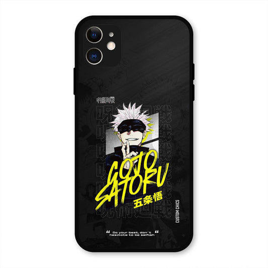 Gojo Sataru iPhone 11 Mobile Back Cover - Anime PrintShield Case