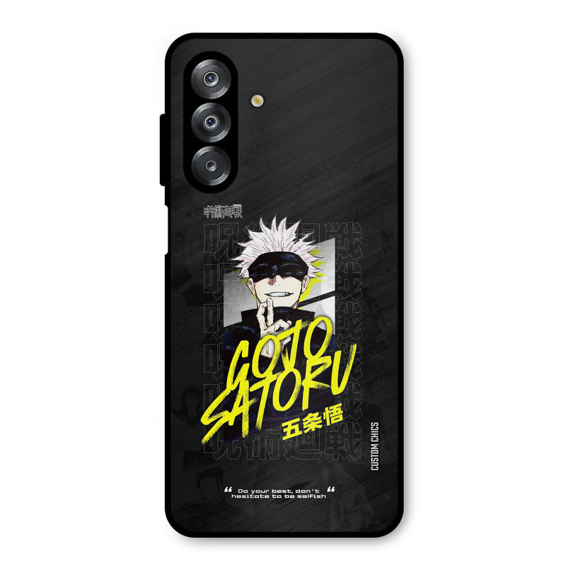 Gojo Sataru Samsung Galaxy A17 Mobile Back Cover - Anime PrintShield Case