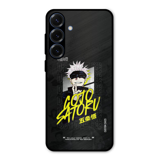 Gojo Sataru Samsung Galaxy S25 Mobile Back Cover - Anime PrintShield Case