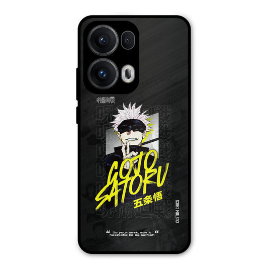 Gojo Sataru Oppo Reno 13 Pro 5G Mobile Back Cover - Anime PrintShield Case