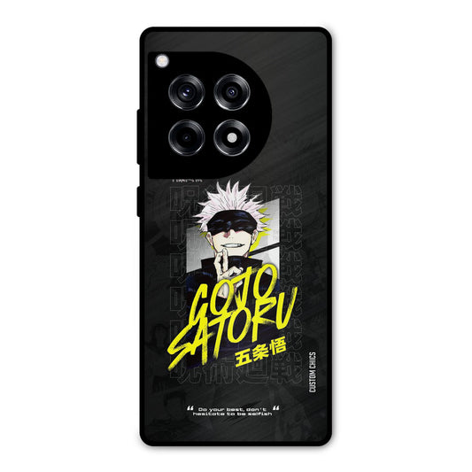 Gojo Sataru OnePlus 12R Mobile Back Cover - Anime PrintShield Case