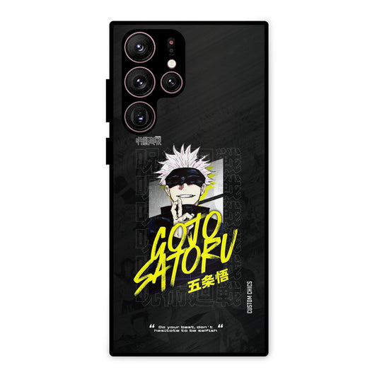 Gojo Sataru Samsung Galaxy S22 Ultra Mobile Back Cover - Anime PrintShield Case