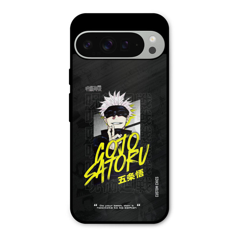 Gojo Sataru Google Pixel 9 Pro XL Mobile Back Cover - Anime PrintShield Case